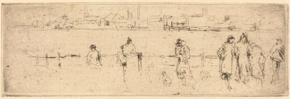 A Sketch of the Embankment by James McNeill Whistler