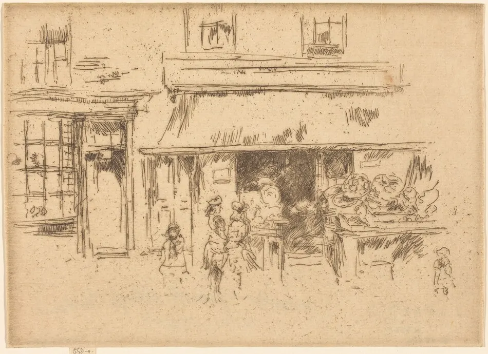 Exeter Street by James McNeill Whistler