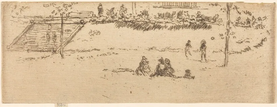 Steps, Gray's Inn by James McNeill Whistler