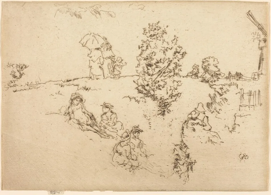 Ramparts, Sandwich by James McNeill Whistler