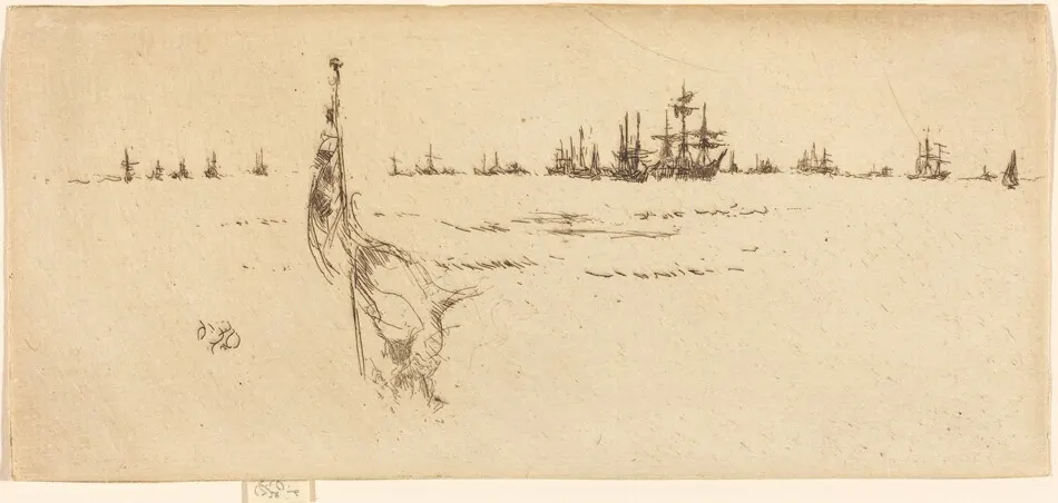 Dipping the Flag by James McNeill Whistler