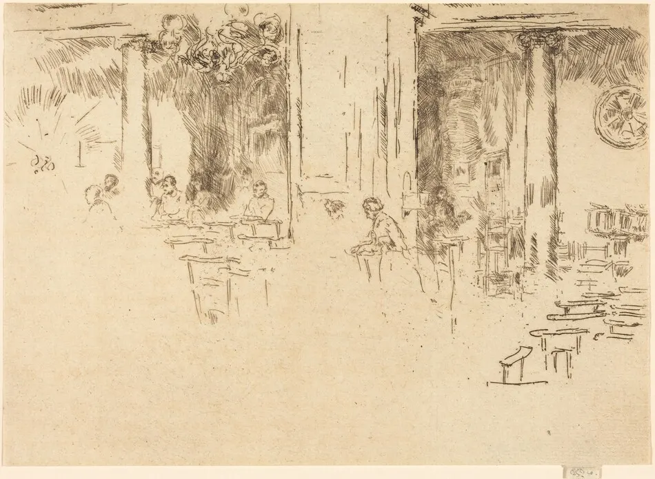 Church, Brussels by James McNeill Whistler