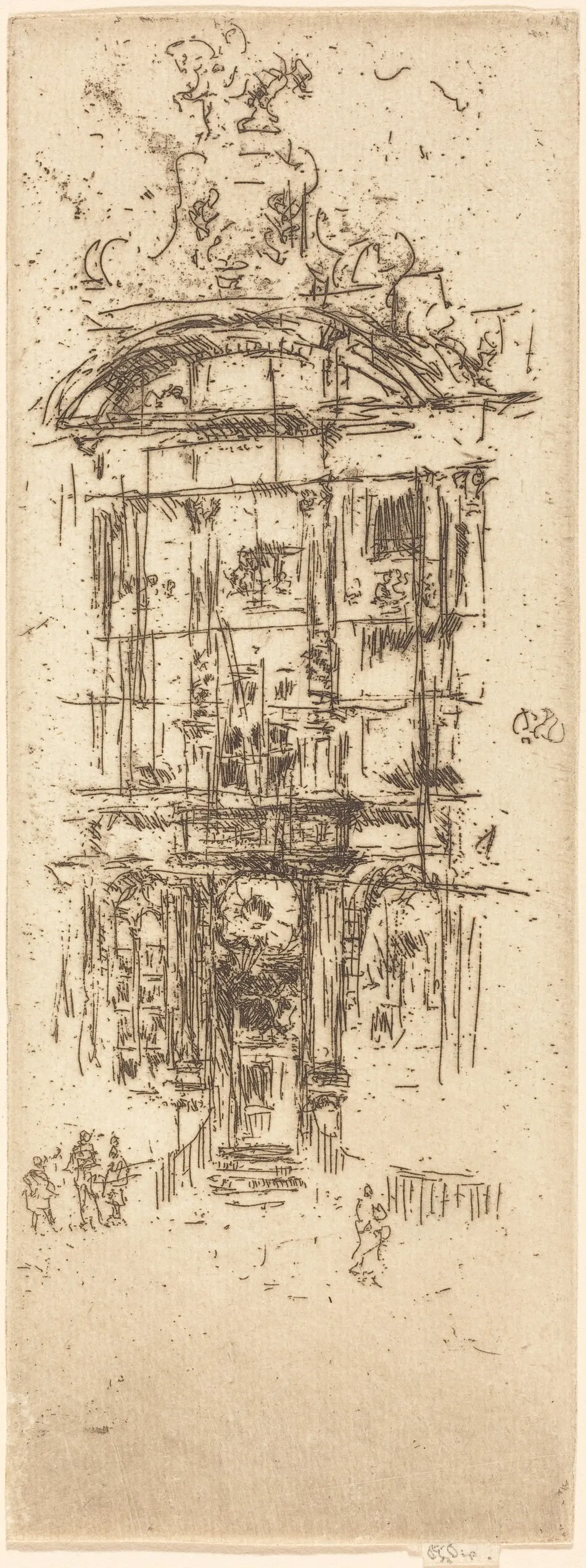 Gold-House, Brussels by James McNeill Whistler