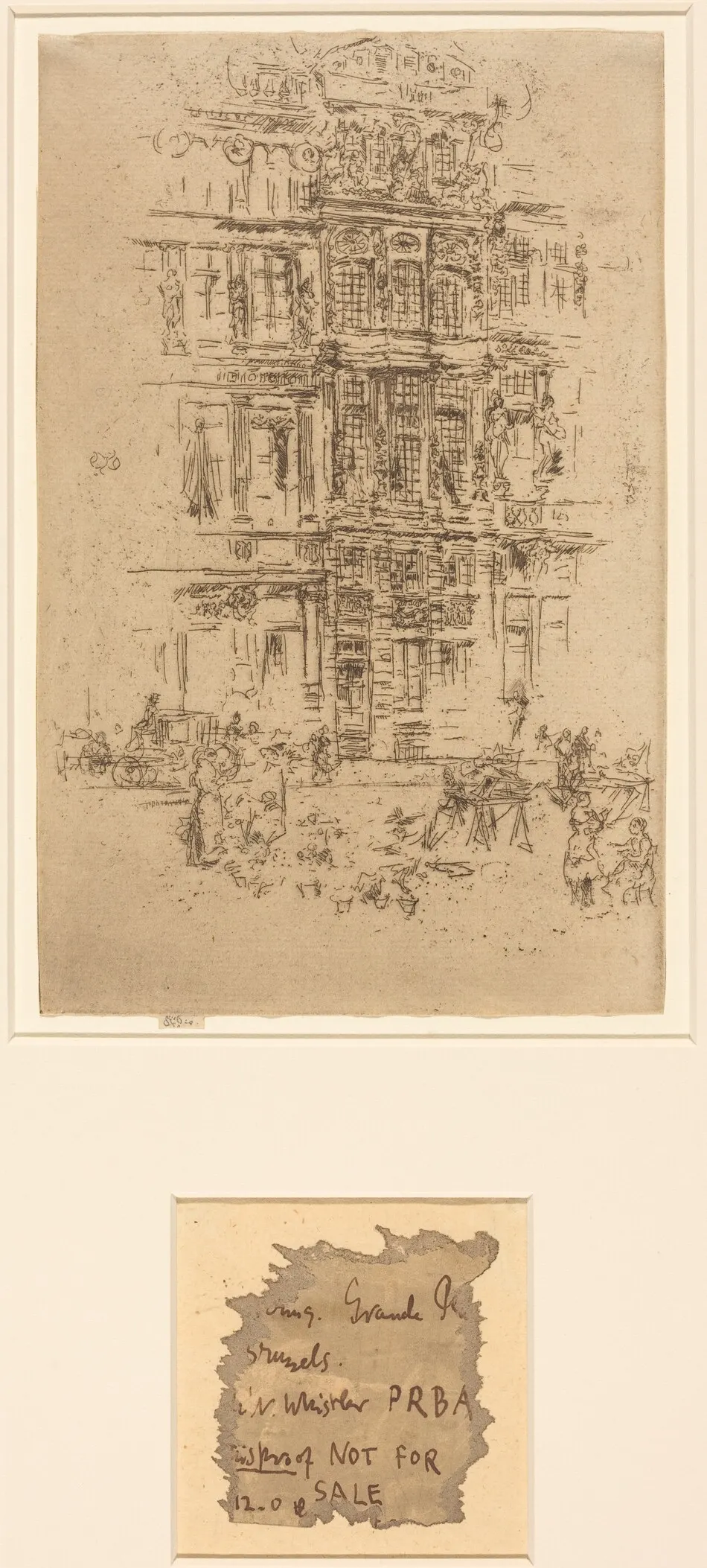 Palaces, Brussels by James McNeill Whistler