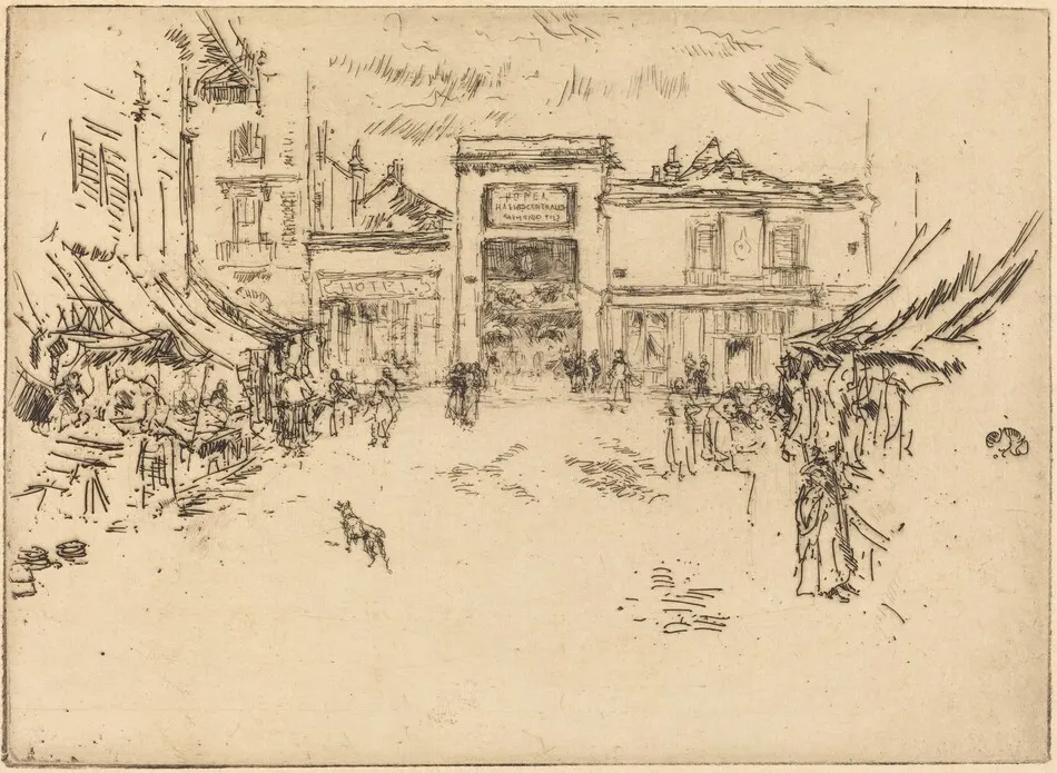 Little Market Place, Tours by James McNeill Whistler