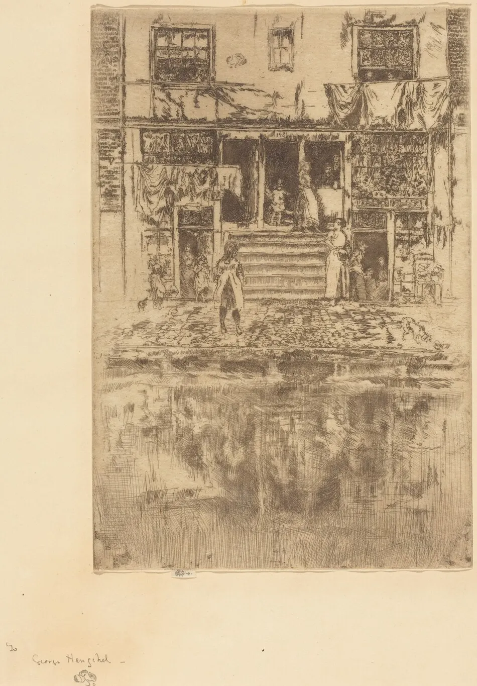 The Steps, Amsterdam by James McNeill Whistler