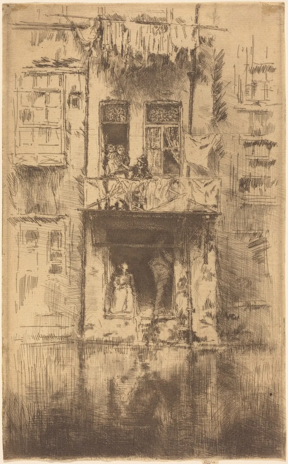 Balcony, Amsterdam by James McNeill Whistler