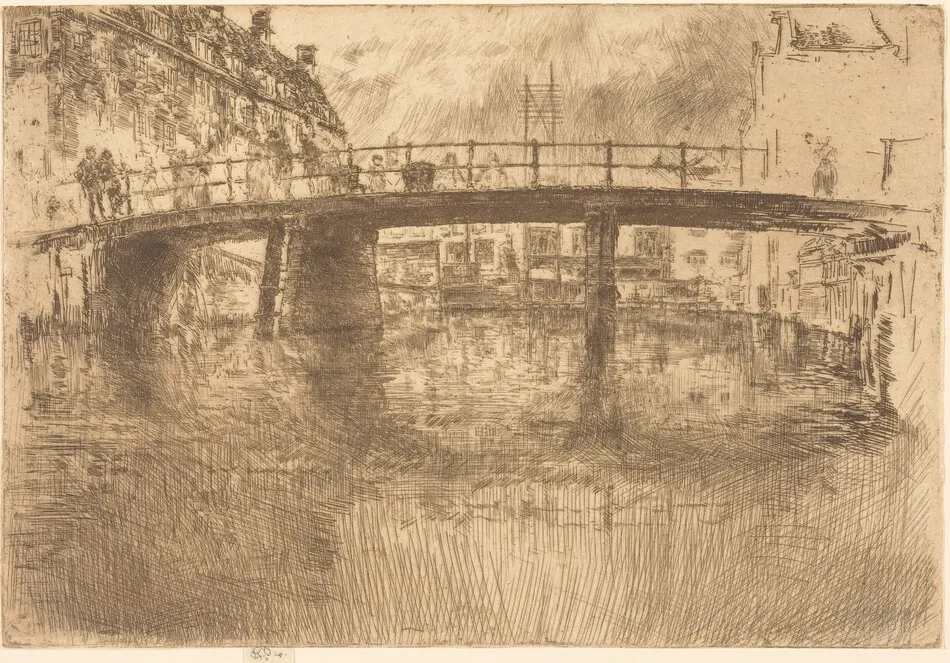 Bridge, Amsterdam by James McNeill Whistler