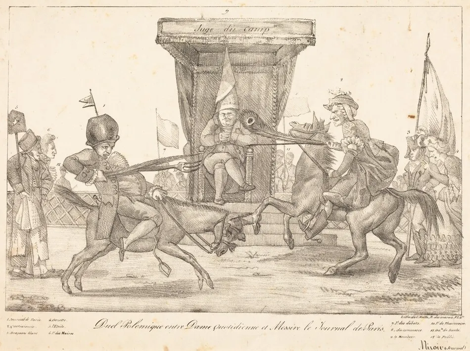 Duel Polemique by Eugène Delacroix