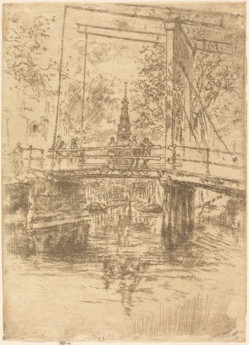 Little Drawbridge, Amsterdam by James McNeill Whistler