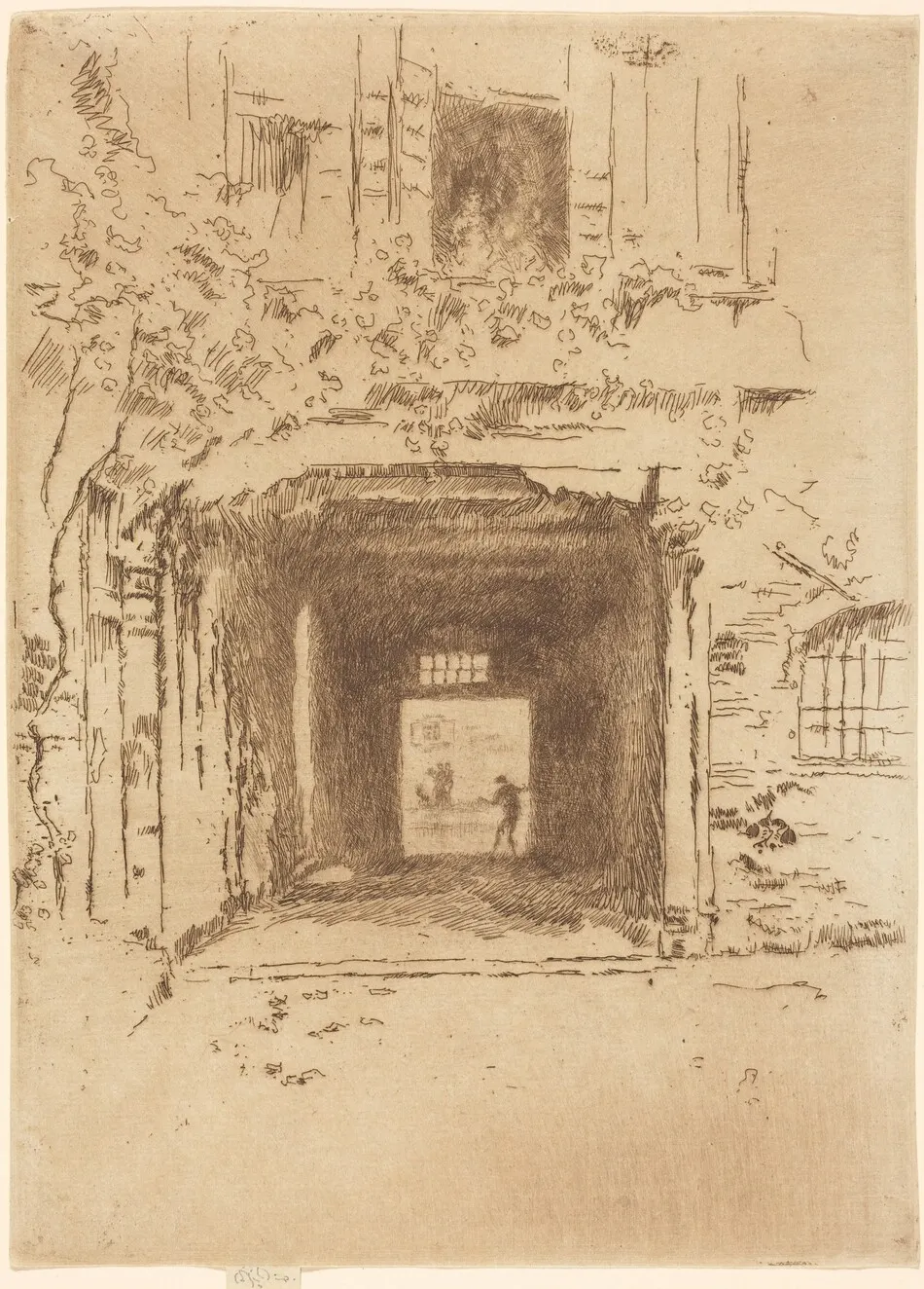 Doorway and Vine by James McNeill Whistler