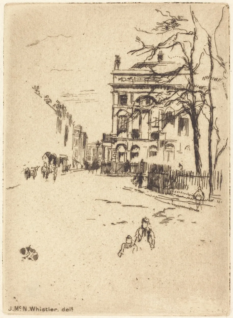 Fitzroy Square by James McNeill Whistler