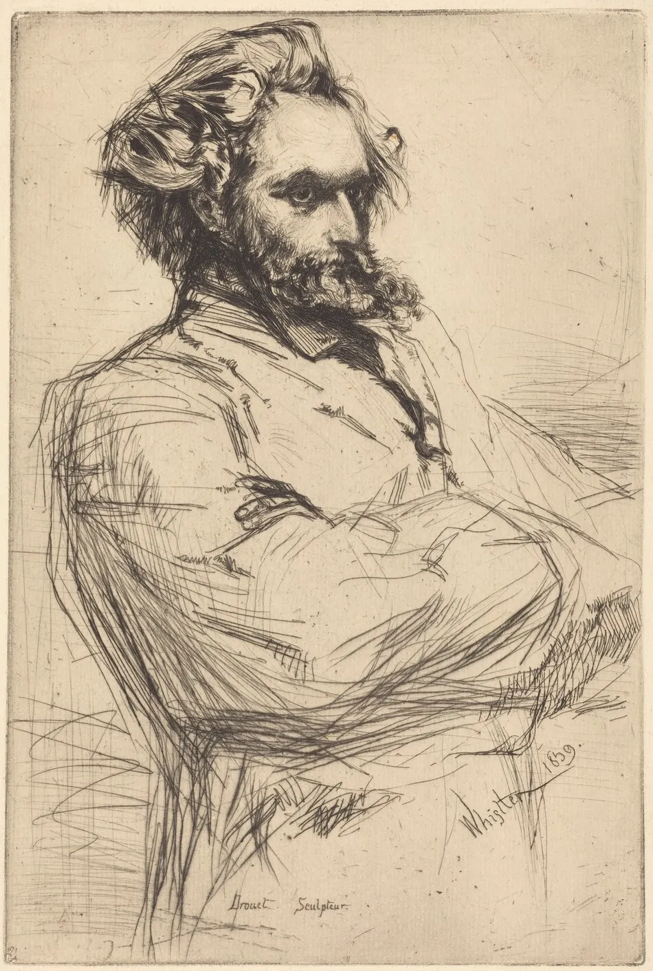 C. L. Drouet, Sculptor by James McNeill Whistler