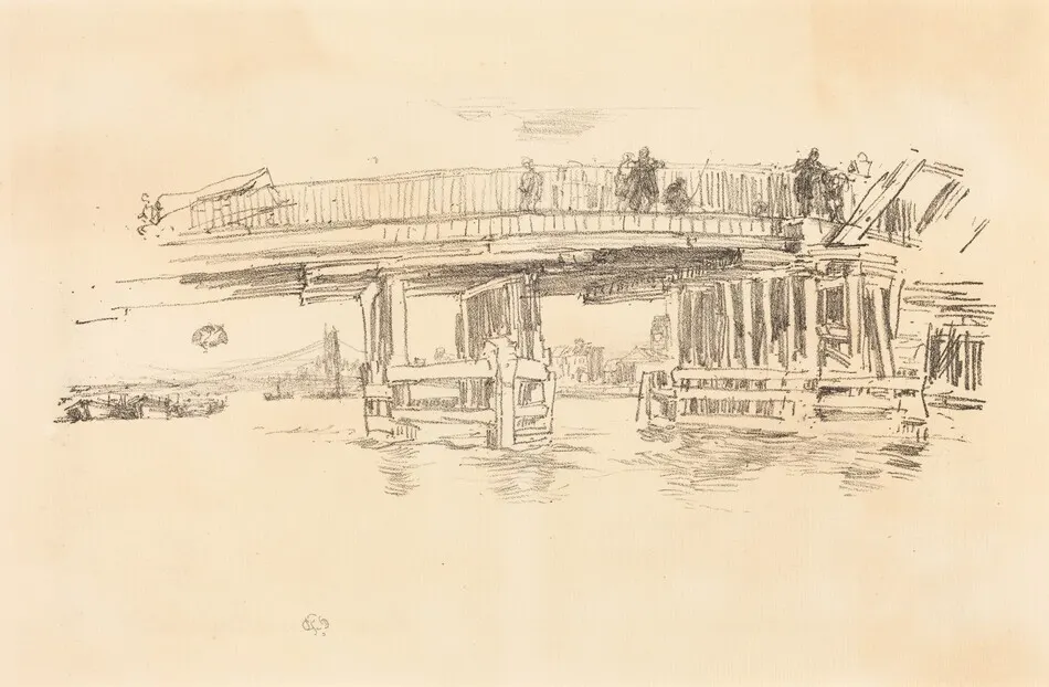 Old Battersea Bridge by James McNeill Whistler