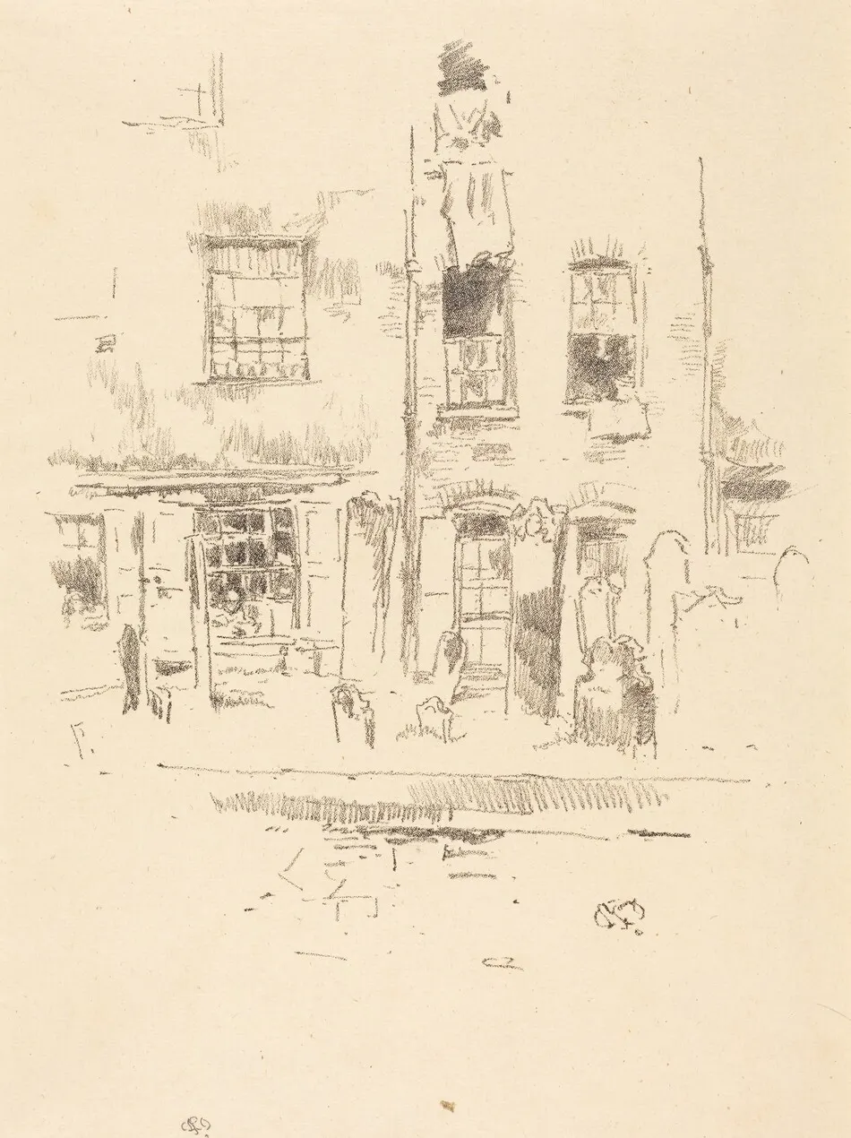 Churchyard by James McNeill Whistler