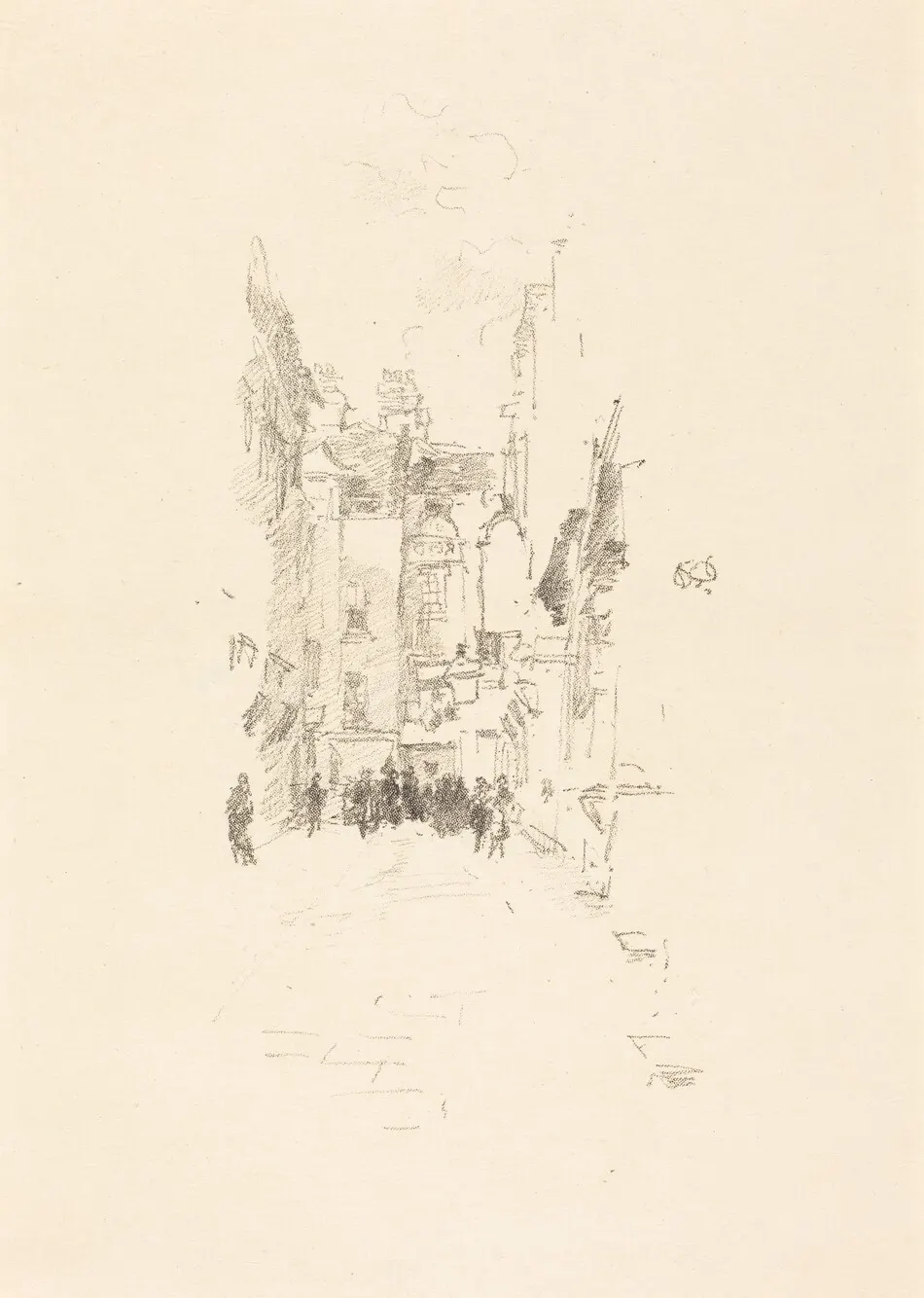 Little Court, Cloth Fair by James McNeill Whistler