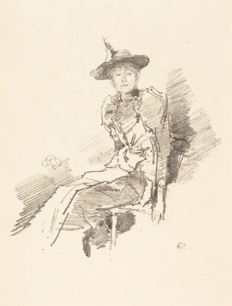 The Winged Hat by James McNeill Whistler