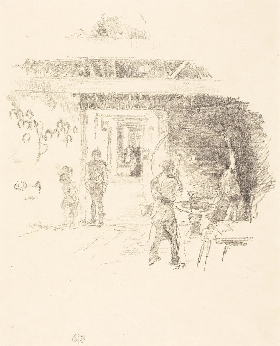 The Tyresmith by James McNeill Whistler