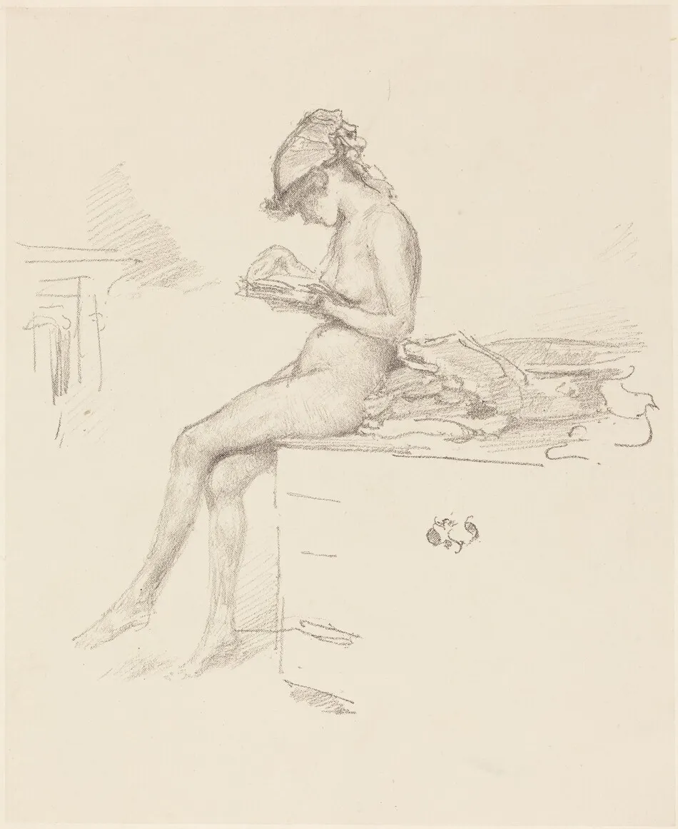 The Little Nude Model, Reading by James McNeill Whistler