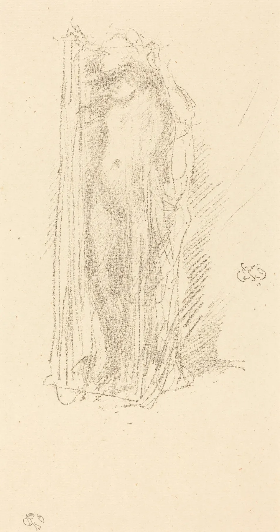 Model Draping by James McNeill Whistler