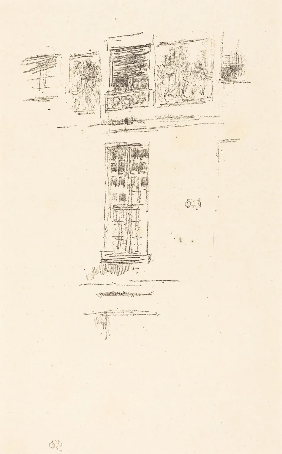 Hôtel Colbert, Windows by James McNeill Whistler