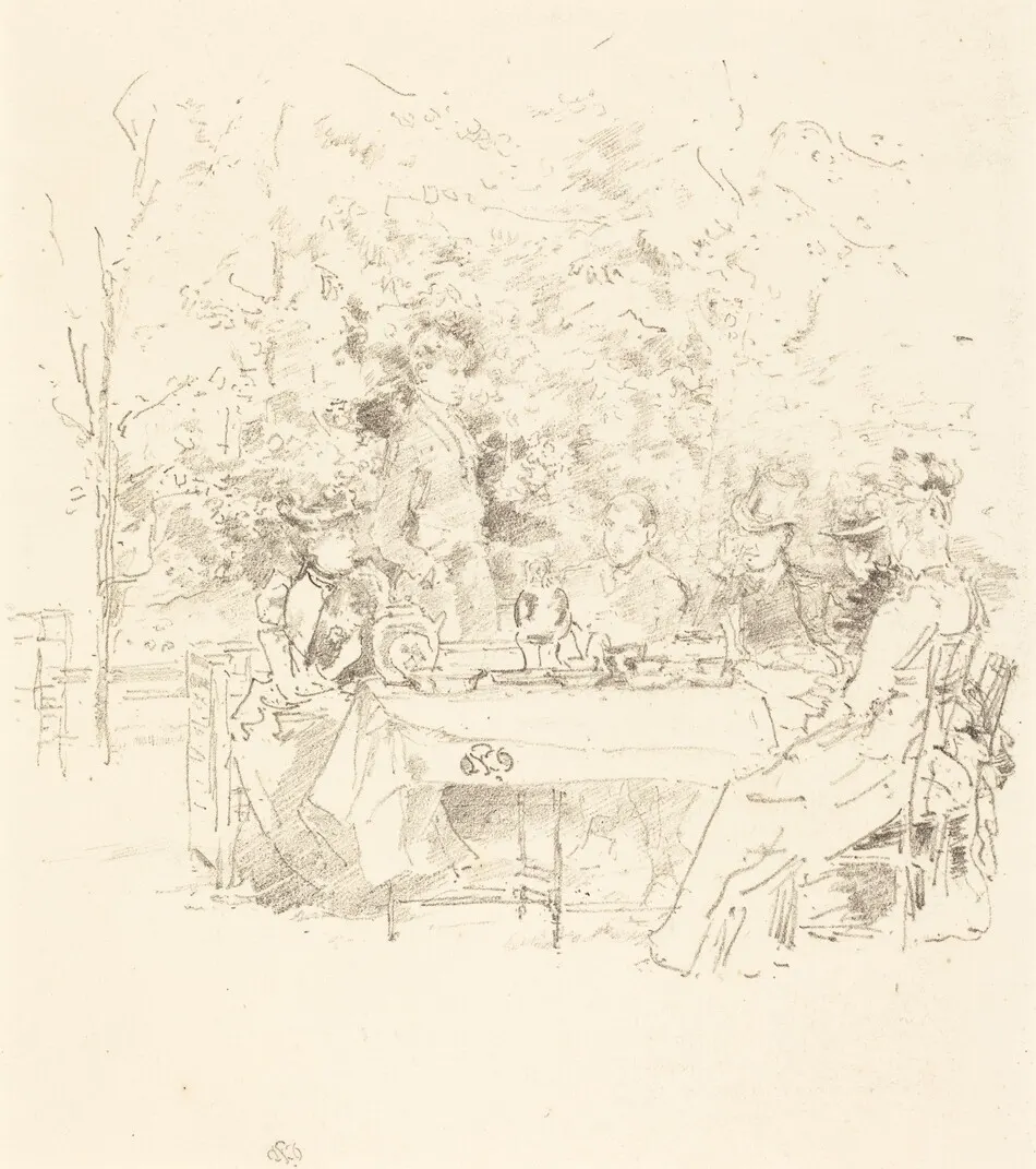 The Garden by James McNeill Whistler