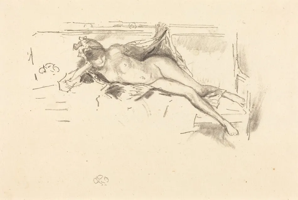 Nude Model, Reclining by James McNeill Whistler