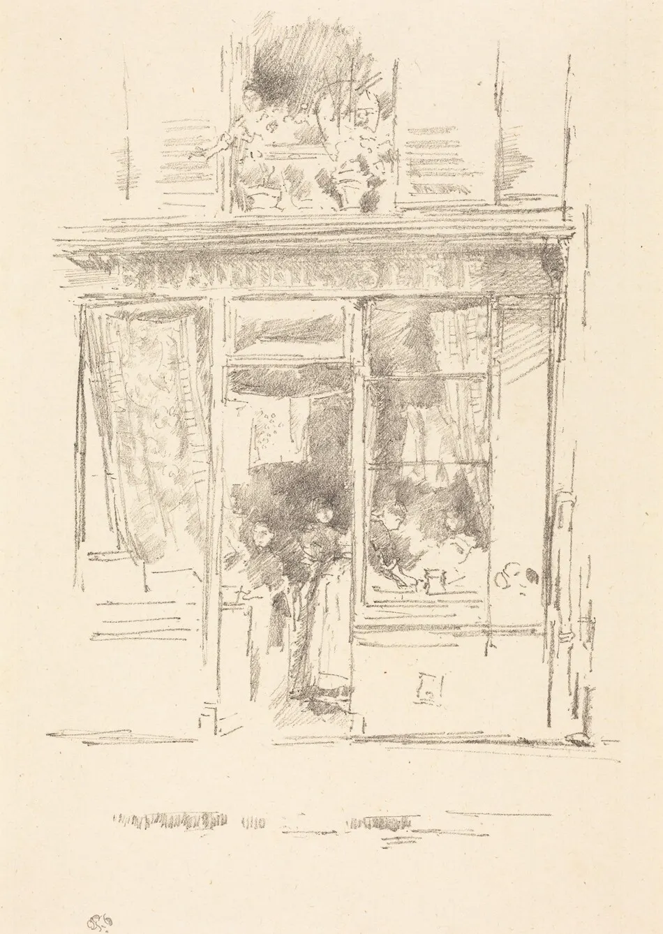 The Laundress: "La Blanchisseuse de la Place Dauphine" by James McNeill Whistler
