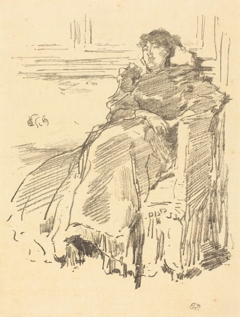 La Robe Rouge by James McNeill Whistler