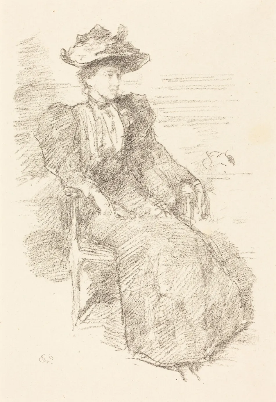 A Portrait: Mildred Howells by James McNeill Whistler