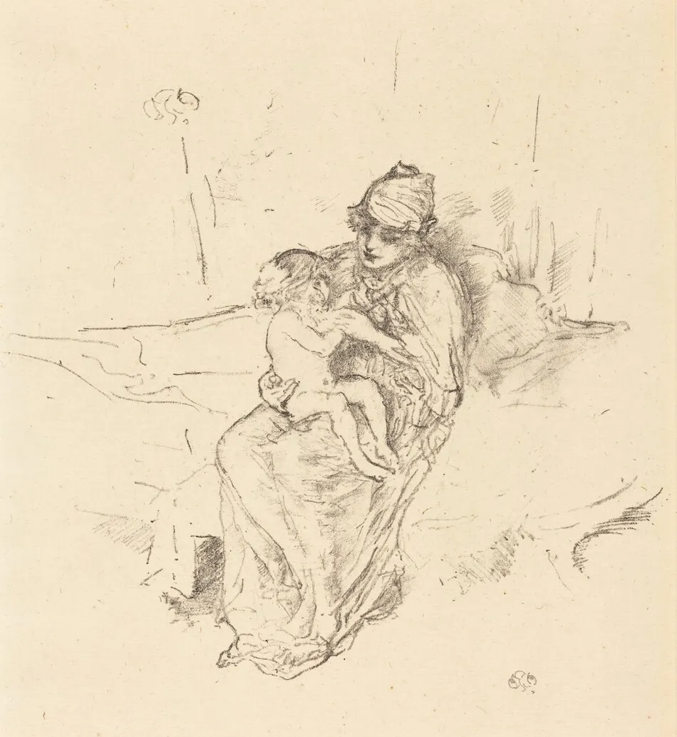 Mother and Child, No. 1 by James McNeill Whistler