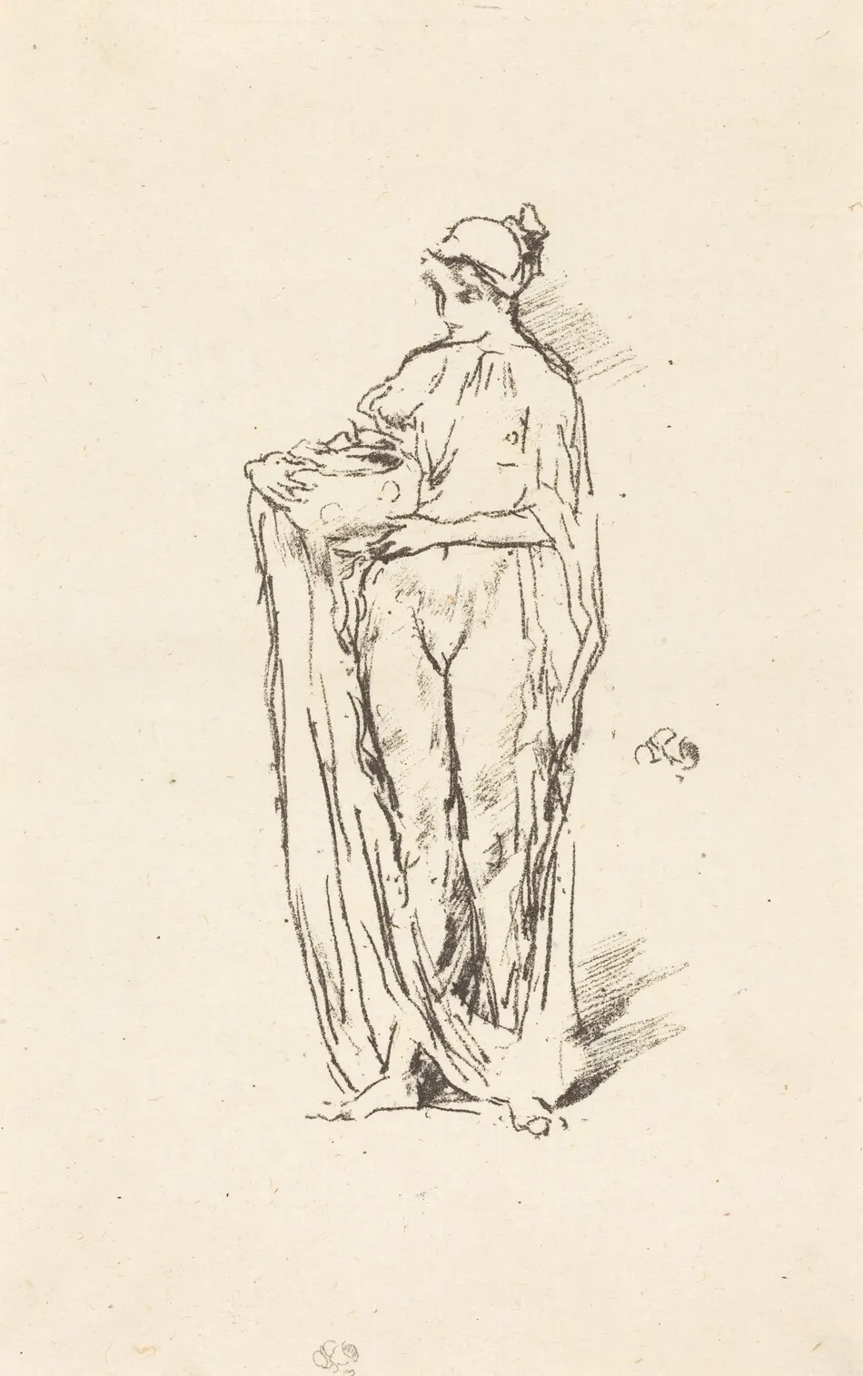 Girl with Bowl by James McNeill Whistler