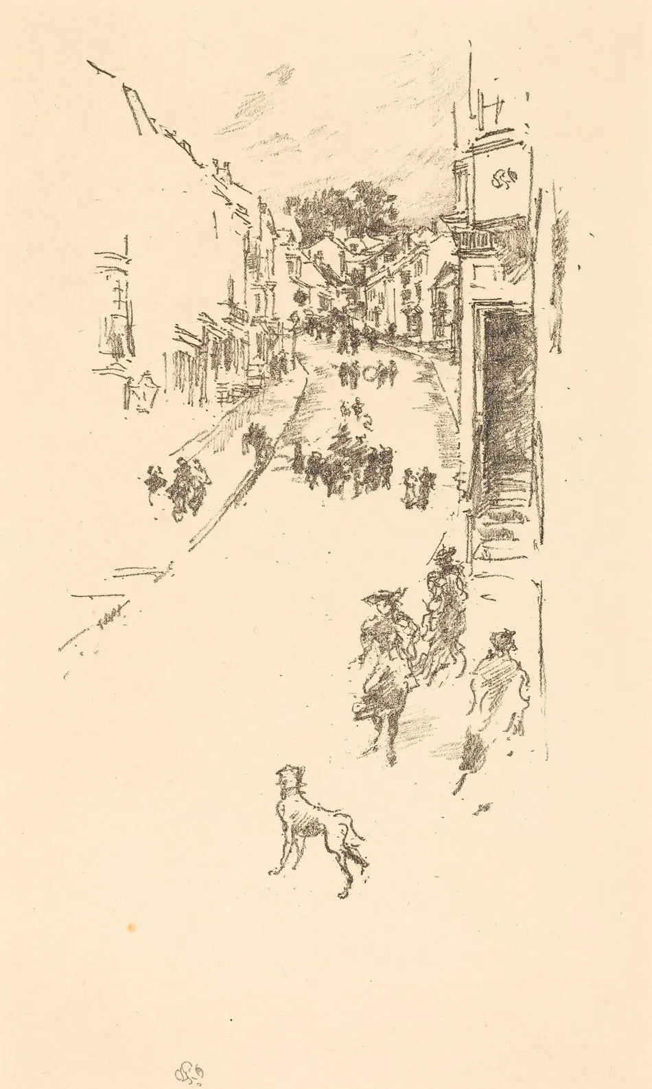 Sunday, Lyme Regis by James McNeill Whistler