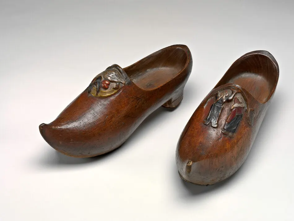Pair of Wooden Shoes (Sabots) [left] by Paul Gauguin
