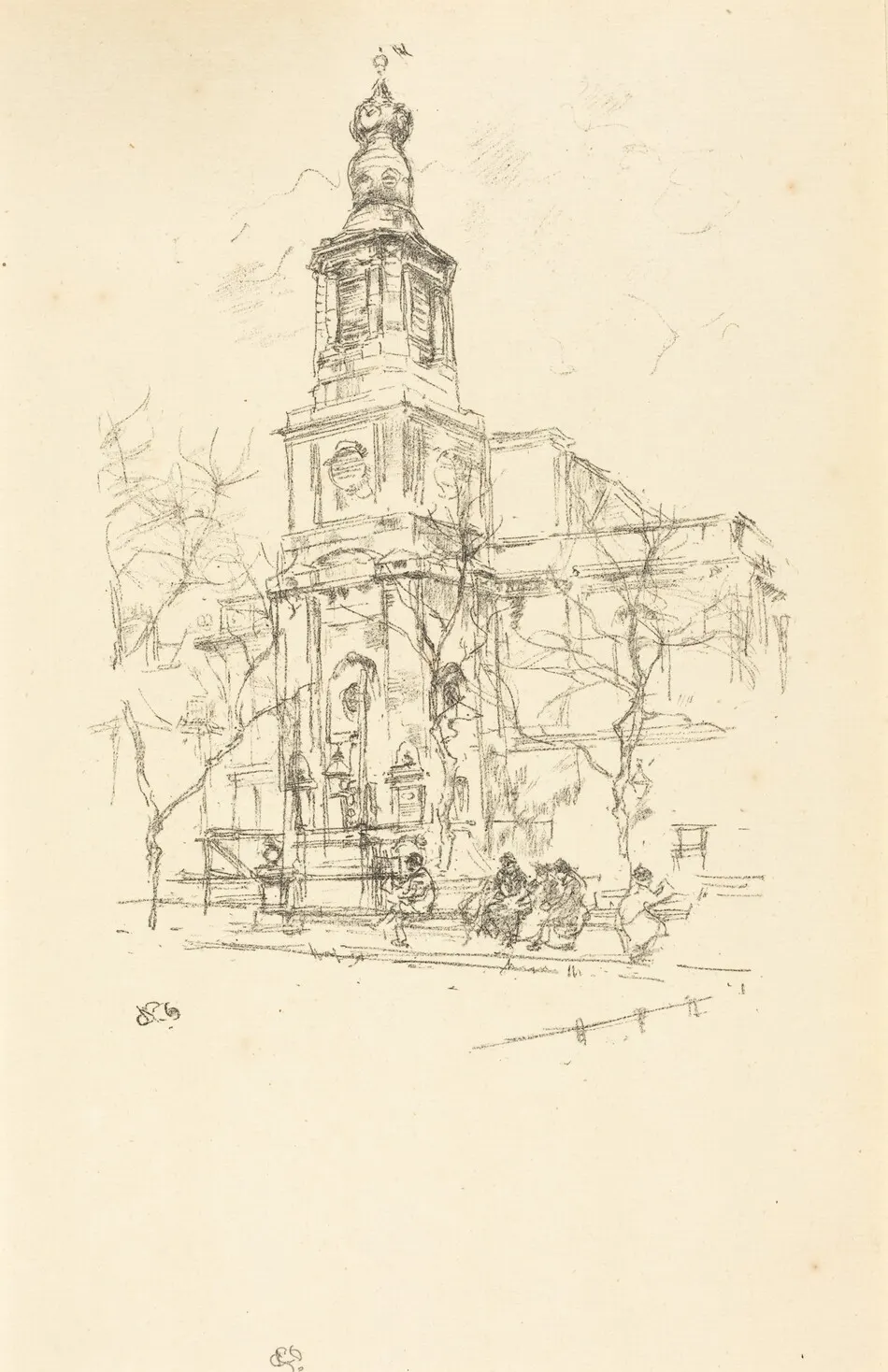 Saint Anne's, Soho by James McNeill Whistler