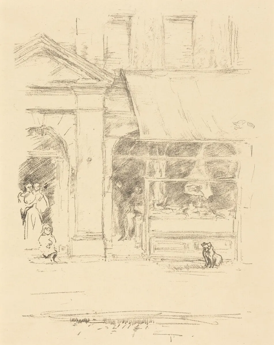 The Butcher's Dog by James McNeill Whistler