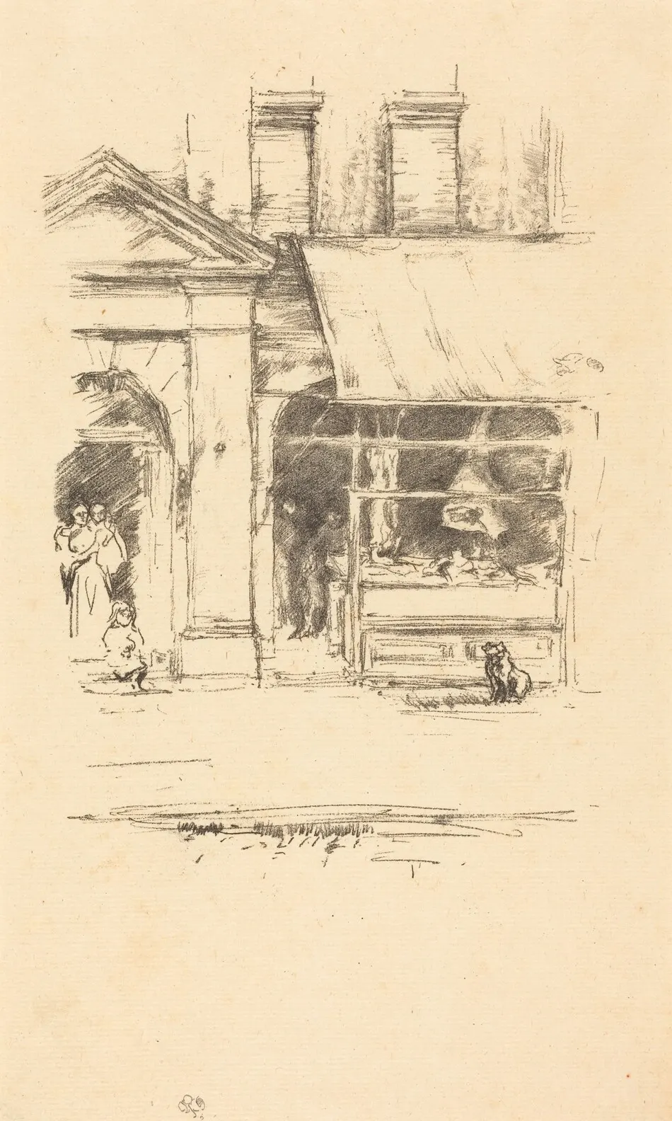 The Butcher's Dog by James McNeill Whistler