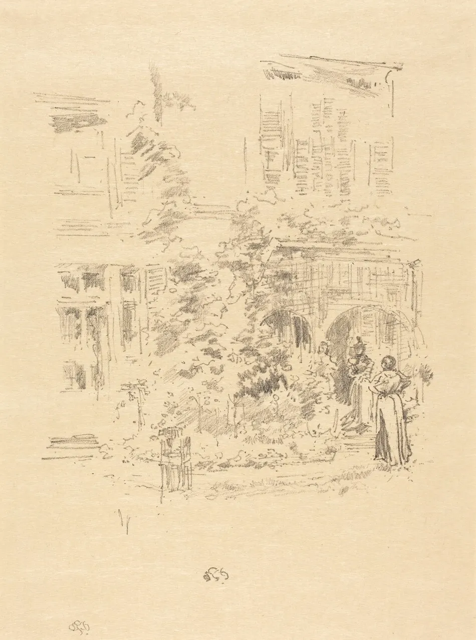 The Garden Porch by James McNeill Whistler