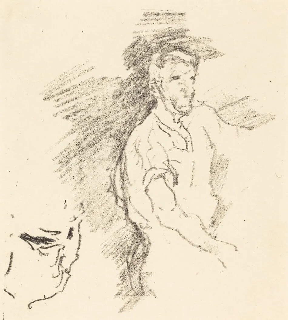 Sketch of a Blacksmith by James McNeill Whistler
