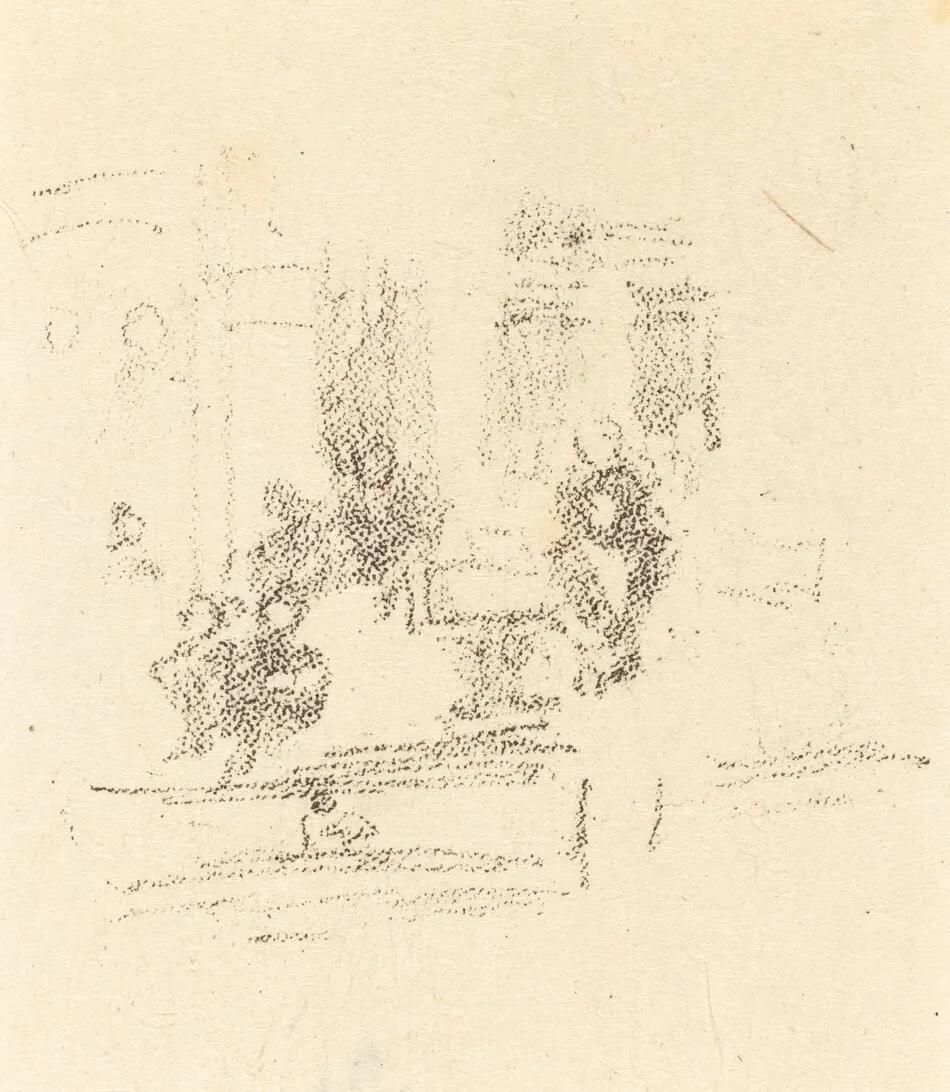 Trial Sketch: An Interior by James McNeill Whistler