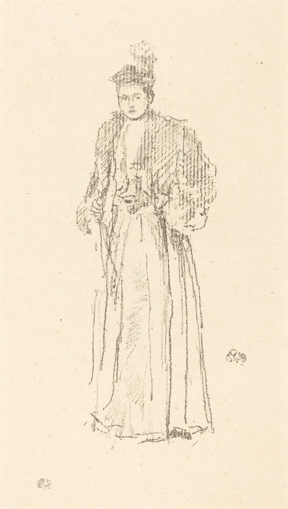 Portrait Study: Miss Charlotte R. Williams by James McNeill Whistler