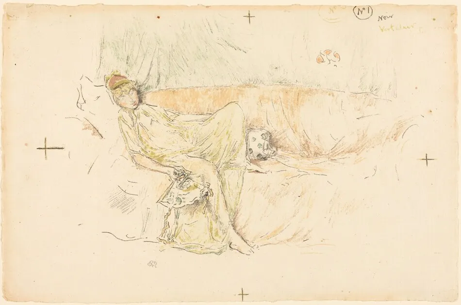 Draped Figure, Reclining by James McNeill Whistler
