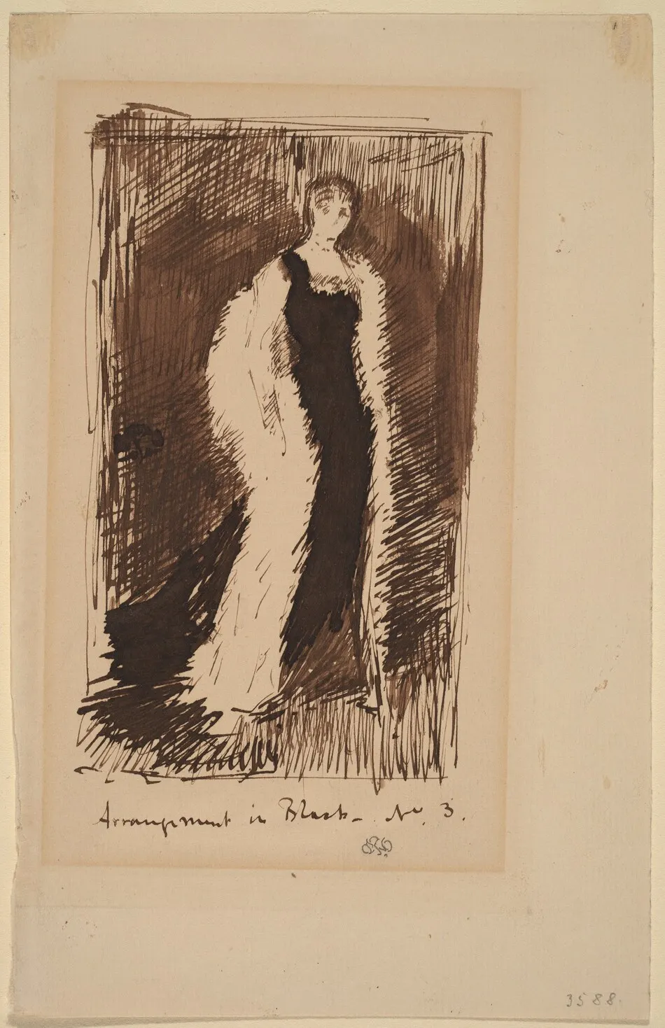Arrangement in Black - No.3 by James McNeill Whistler