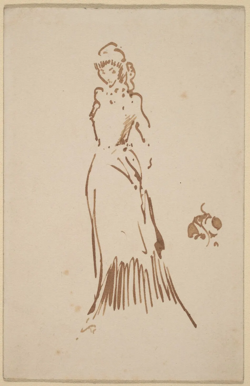 Standing Female Figure by James McNeill Whistler