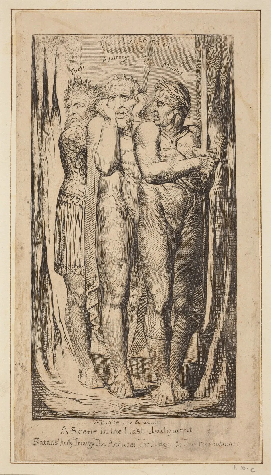 War (The Accusers of Theft, Adultery, Murder) by William Blake