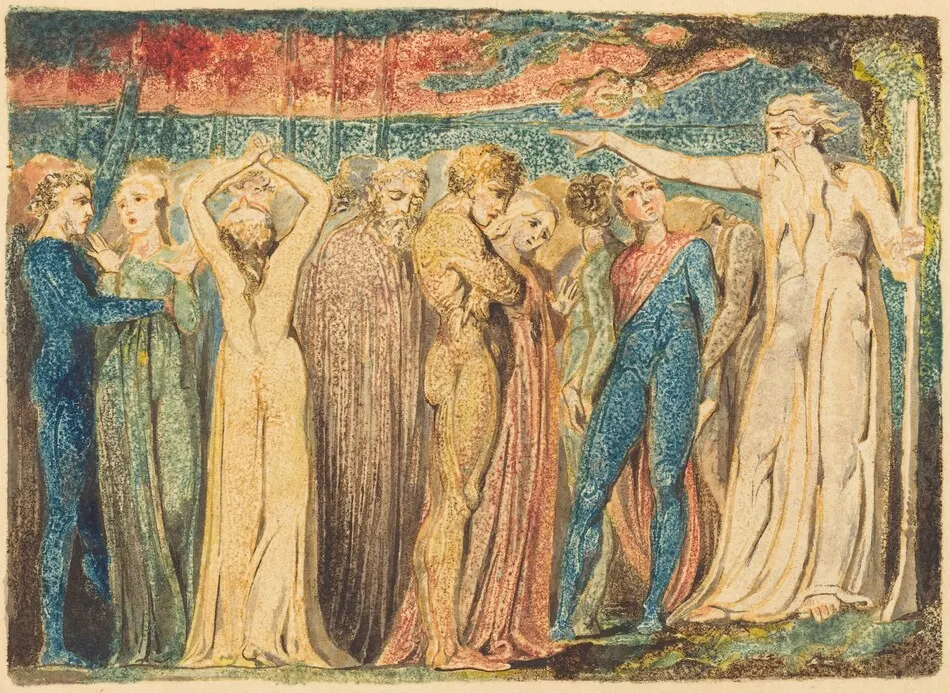Joseph of Arimathea Preaching to the Britons by William Blake
