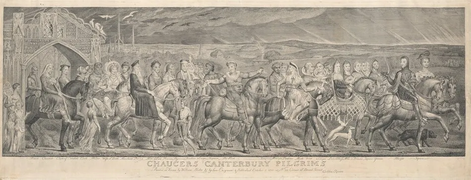 The Canterbury Pilgrims by William Blake