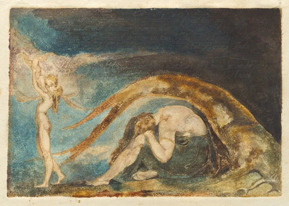 Dream of Thiralatha [from "America," cancelled plate d] by William Blake