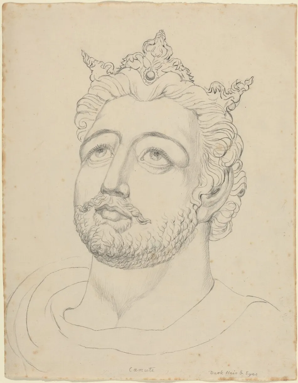 King Canute by William Blake