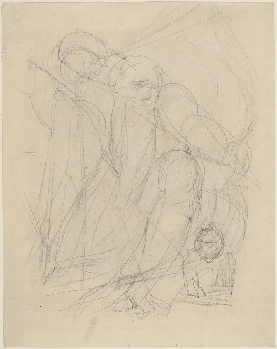 Time's Triple Bow [recto] by William Blake